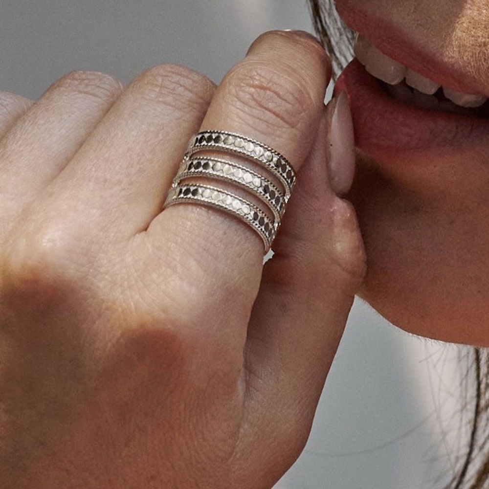 CLASSIC TRIPLE BAR RING♥️SALE